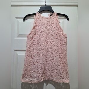 CBR Pink Lace Sleeveless Top - Small